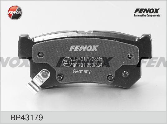 Fenox BP43179 - Kit pastiglie freno, Freno a disco autozon.pro