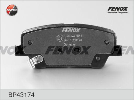 Fenox BP43174 - Kit pastiglie freno, Freno a disco autozon.pro