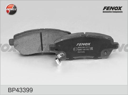 Fenox BP43399 - Kit pastiglie freno, Freno a disco autozon.pro