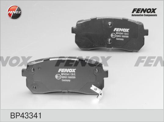 Fenox BP43341 - Kit pastiglie freno, Freno a disco autozon.pro