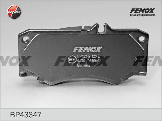 Fenox BP43347 - Kit pastiglie freno, Freno a disco autozon.pro