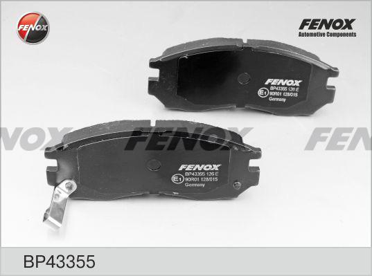 Fenox BP43355 - Kit pastiglie freno, Freno a disco autozon.pro