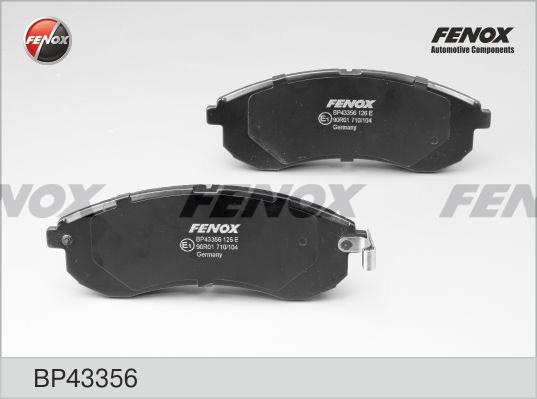 Fenox BP43356 - Kit pastiglie freno, Freno a disco autozon.pro