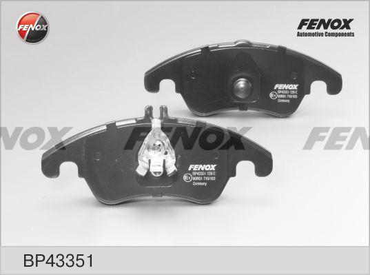 Fenox BP43351 - Kit pastiglie freno, Freno a disco autozon.pro