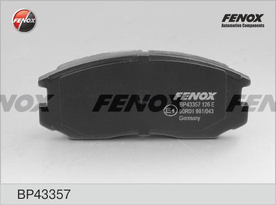 Fenox BP43357 - Kit pastiglie freno, Freno a disco autozon.pro