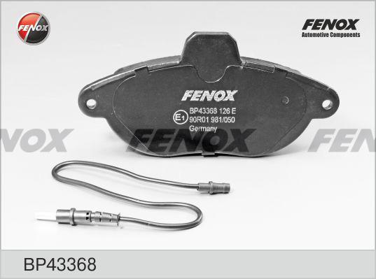 Fenox BP43368 - Kit pastiglie freno, Freno a disco autozon.pro