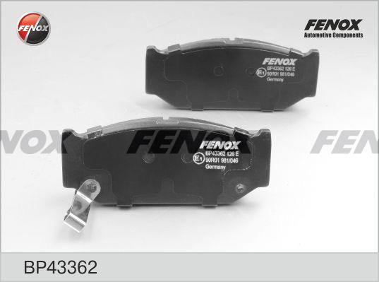 Fenox BP43362 - Kit pastiglie freno, Freno a disco autozon.pro