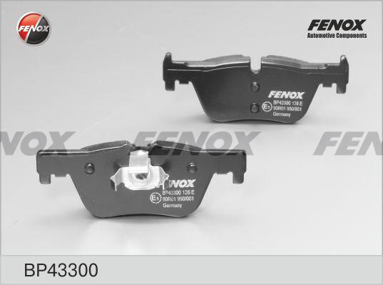 Fenox BP43300 - Kit pastiglie freno, Freno a disco autozon.pro