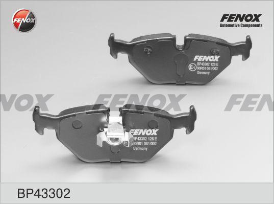 Fenox BP43302 - Kit pastiglie freno, Freno a disco autozon.pro