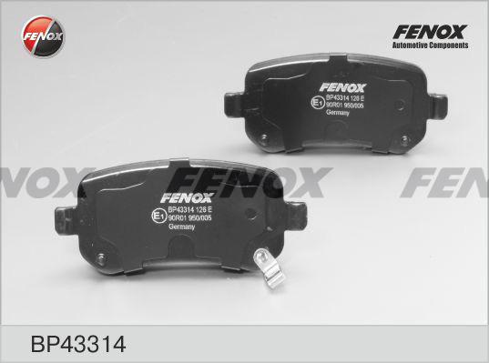 Fenox BP43314 - Kit pastiglie freno, Freno a disco autozon.pro