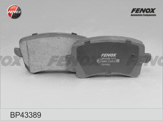 Fenox BP43389 - Kit pastiglie freno, Freno a disco autozon.pro