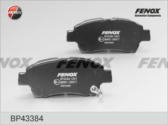 Fenox BP43384 - Kit pastiglie freno, Freno a disco autozon.pro