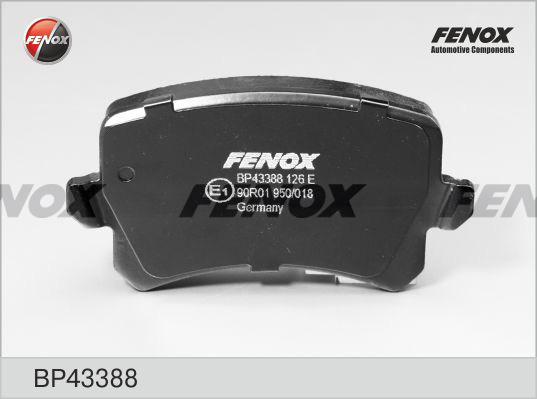 Fenox BP43388 - Kit pastiglie freno, Freno a disco autozon.pro