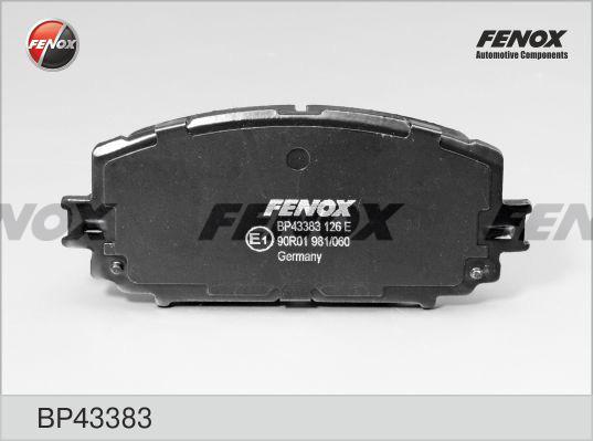 Fenox BP43383 - Kit pastiglie freno, Freno a disco autozon.pro