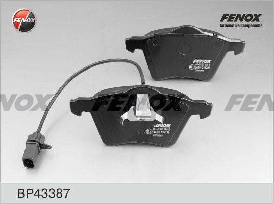 Fenox BP43387 - Kit pastiglie freno, Freno a disco autozon.pro