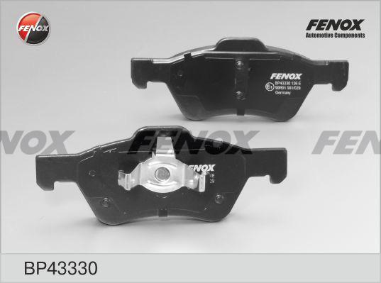 Fenox BP43330 - Kit pastiglie freno, Freno a disco autozon.pro