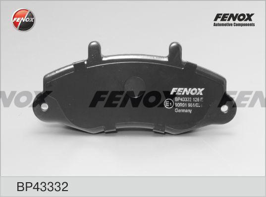 Fenox BP43332 - Kit pastiglie freno, Freno a disco autozon.pro