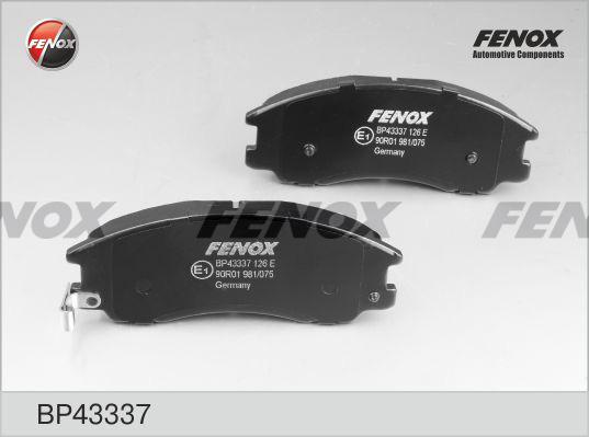 Fenox BP43337 - Kit pastiglie freno, Freno a disco autozon.pro