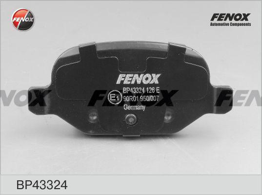 Fenox BP43324 - Kit pastiglie freno, Freno a disco autozon.pro