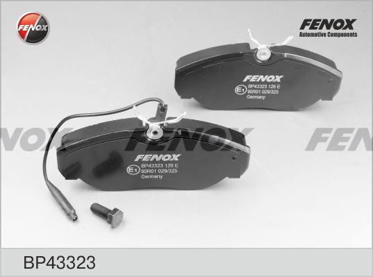 Fenox BP43323 - Kit pastiglie freno, Freno a disco autozon.pro