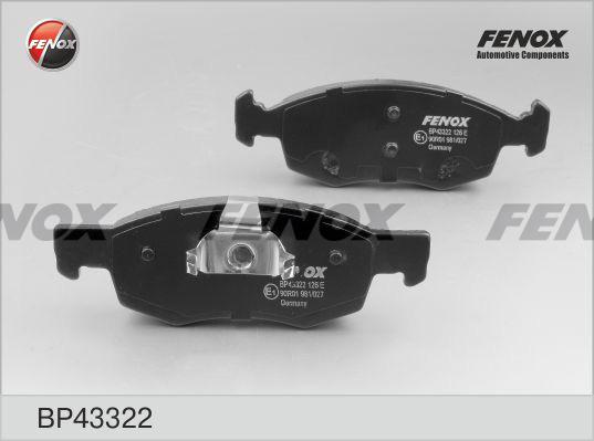 Fenox BP43322 - Kit pastiglie freno, Freno a disco autozon.pro