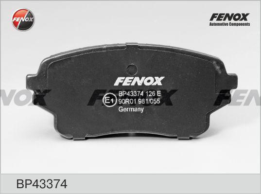 Fenox BP43374 - Kit pastiglie freno, Freno a disco autozon.pro