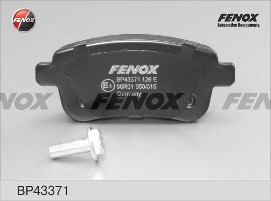 Fenox BP43371 - Kit pastiglie freno, Freno a disco autozon.pro