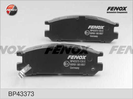 Fenox BP43373 - Kit pastiglie freno, Freno a disco autozon.pro