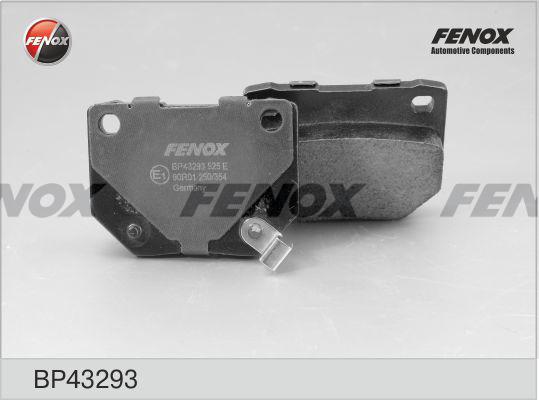 Fenox BP43293 - Kit pastiglie freno, Freno a disco autozon.pro