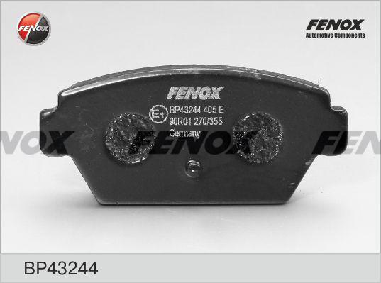 Fenox BP43244 - Kit pastiglie freno, Freno a disco autozon.pro