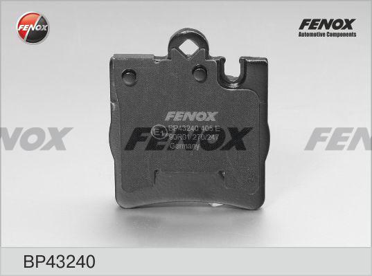 Fenox BP43240 - Kit pastiglie freno, Freno a disco autozon.pro