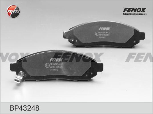 Fenox BP43248 - Kit pastiglie freno, Freno a disco autozon.pro