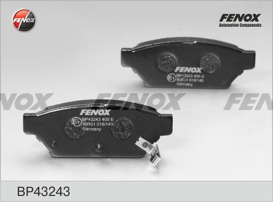 Fenox BP43243 - Kit pastiglie freno, Freno a disco autozon.pro