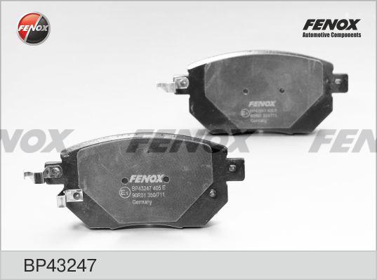 Fenox BP43247 - Kit pastiglie freno, Freno a disco autozon.pro