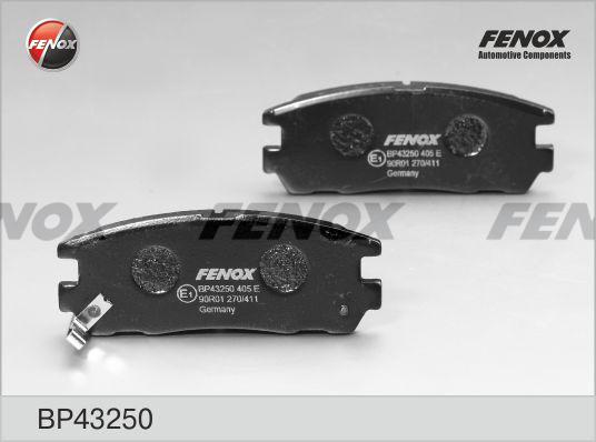 Fenox BP43250 - Kit pastiglie freno, Freno a disco autozon.pro