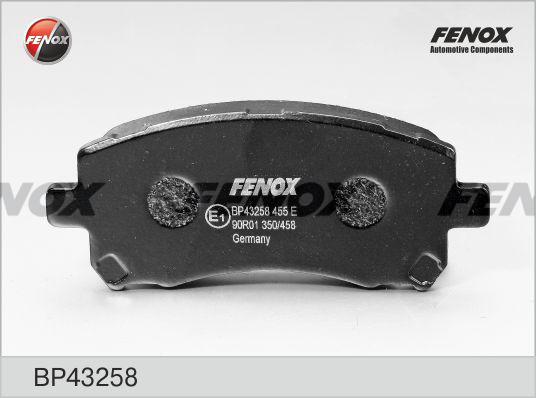 Fenox BP43258 - Kit pastiglie freno, Freno a disco autozon.pro