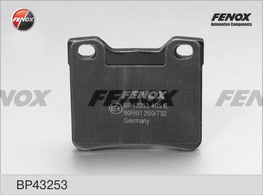 Fenox BP43253 - Kit pastiglie freno, Freno a disco autozon.pro