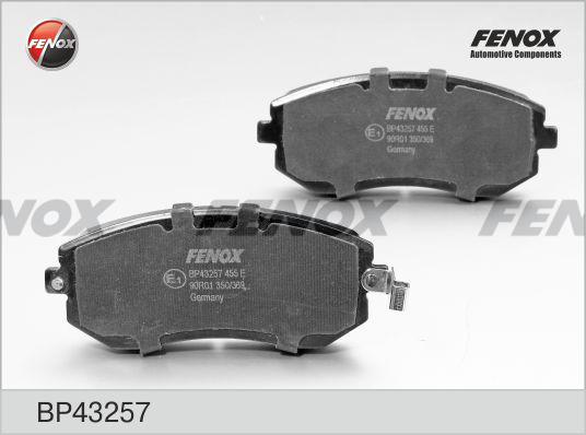 Fenox BP43257 - Kit pastiglie freno, Freno a disco autozon.pro