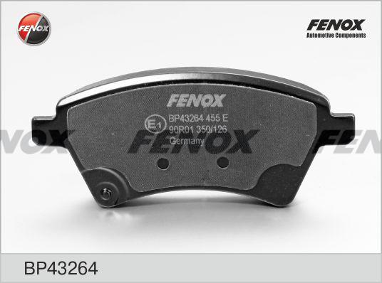 Fenox BP43264 - Kit pastiglie freno, Freno a disco autozon.pro