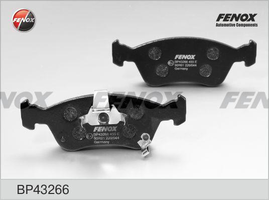 Fenox BP43266 - Kit pastiglie freno, Freno a disco autozon.pro