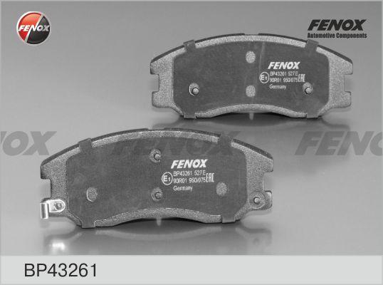 Fenox BP43261 - Kit pastiglie freno, Freno a disco autozon.pro