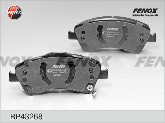 Fenox BP43268 - Kit pastiglie freno, Freno a disco autozon.pro