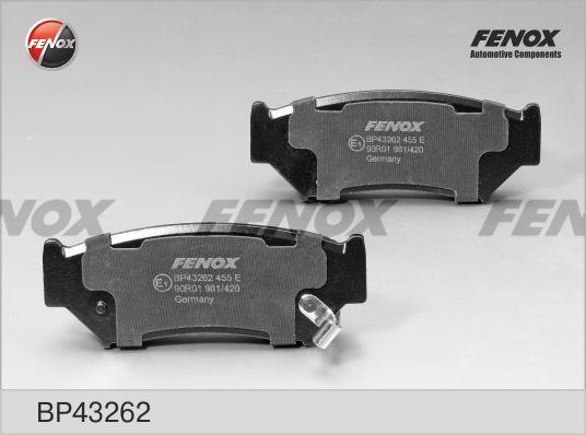 Fenox BP43262 - Kit pastiglie freno, Freno a disco autozon.pro