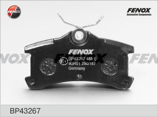 Fenox BP43267 - Kit pastiglie freno, Freno a disco autozon.pro