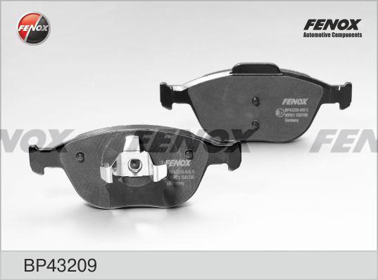 Fenox BP43209 - Kit pastiglie freno, Freno a disco autozon.pro