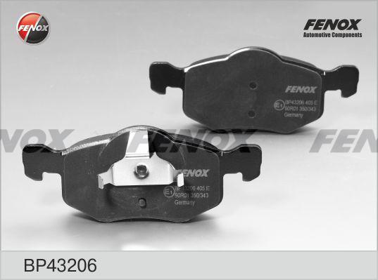 Fenox BP43206 - Kit pastiglie freno, Freno a disco autozon.pro