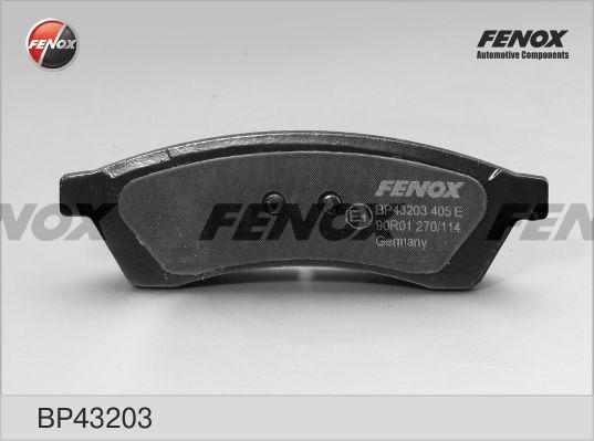 Fenox BP43203 - Kit pastiglie freno, Freno a disco autozon.pro