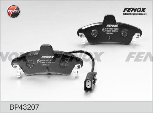 Fenox BP43207 - Kit pastiglie freno, Freno a disco autozon.pro