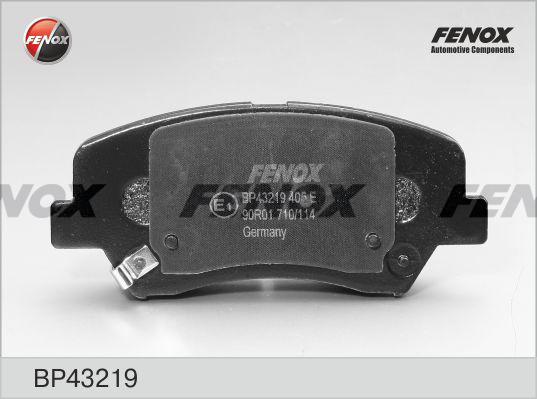 Fenox BP43219 - Kit pastiglie freno, Freno a disco autozon.pro