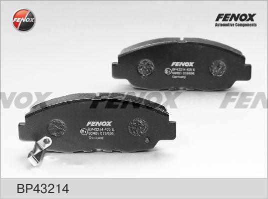 Fenox BP43214 - Kit pastiglie freno, Freno a disco autozon.pro